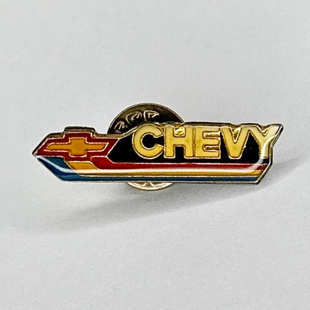 Chevy Red Blue Yellow Hat/Jacket/Lapel Pin